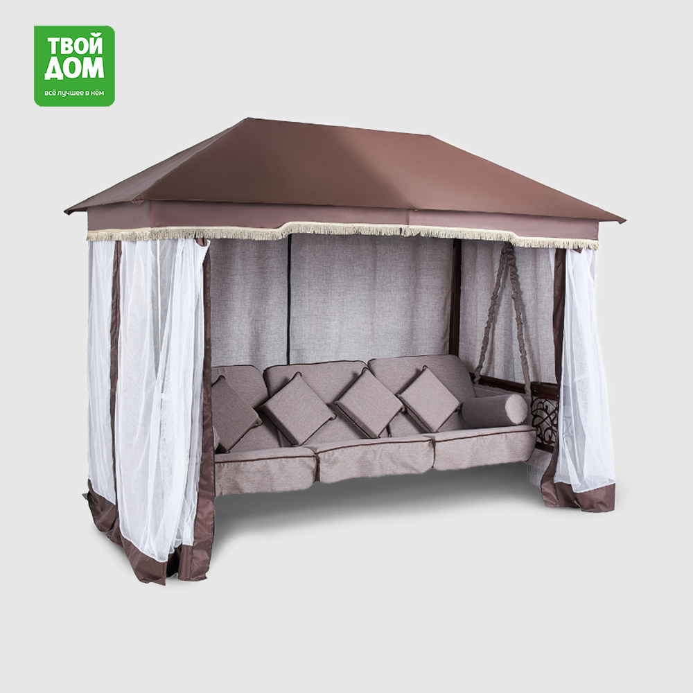Качели-шатер Zalger Garden Цитадель (КС-2019/15) 290х200х250 см
