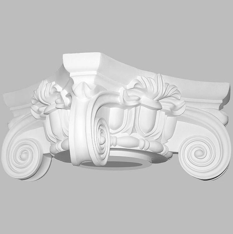 Капитель Decomaster 90030-2 500x245x500 мм