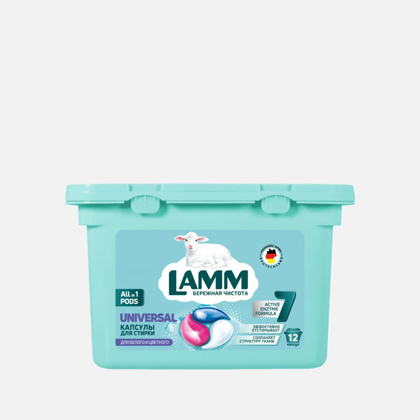 Капсулы для стирки Lamm Universal 12 шт