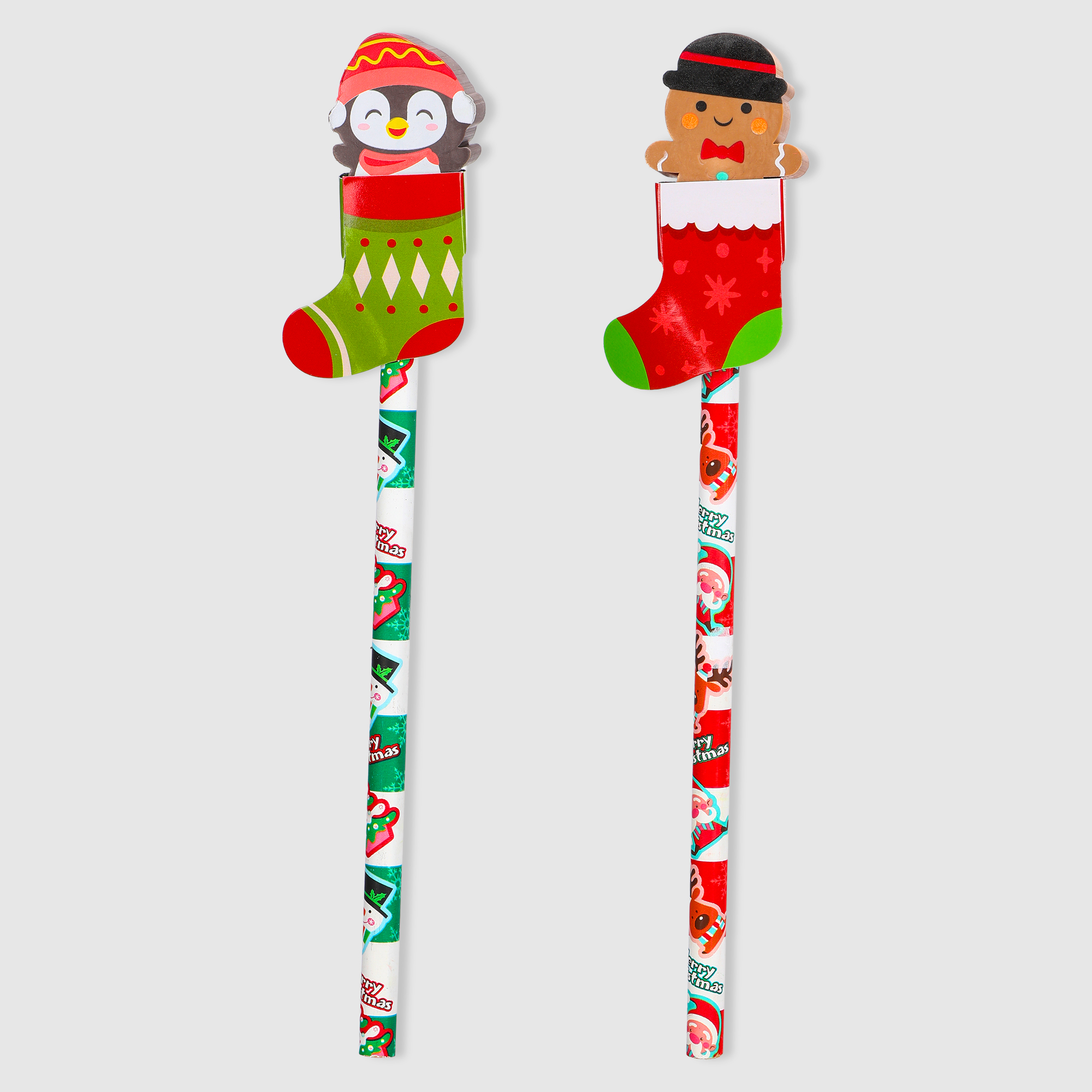 Карандаш Mercury NY 15697 Christmas 3x20 см в ассортименте