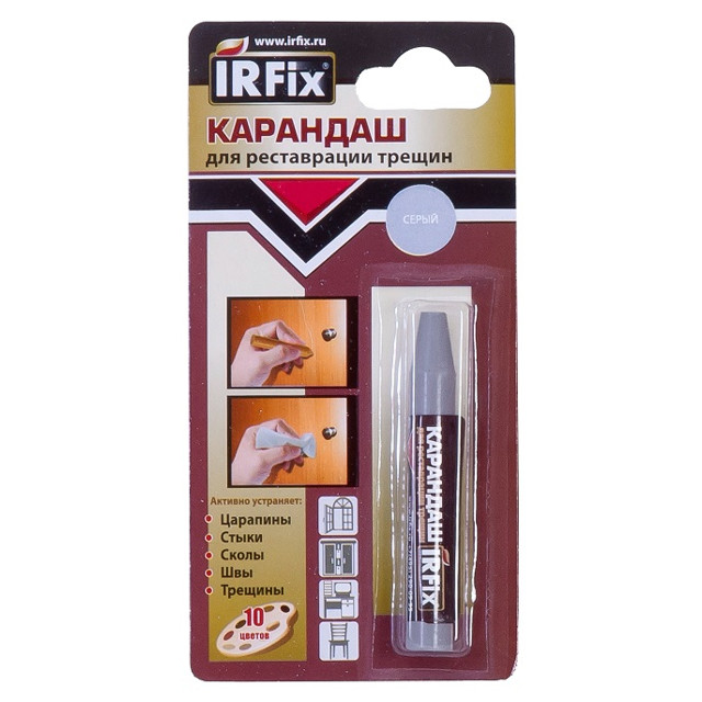 карандаш реставрационный IRFIX для трещин серый, арт. 20121