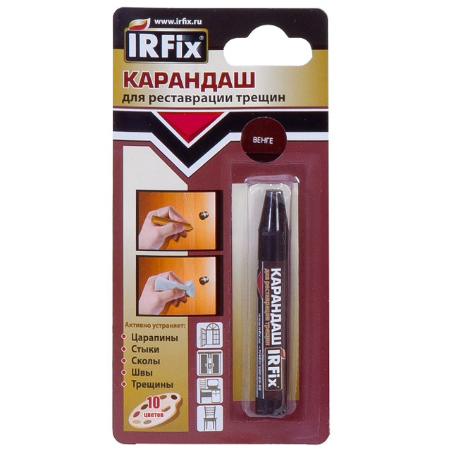 карандаш реставрационный IRFIX для трещин венге, арт. 20117