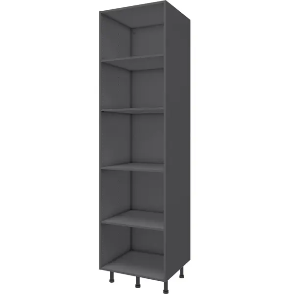 Каркас для кухонного шкафа-колонны 60x215x56 см ДСП цвет серый