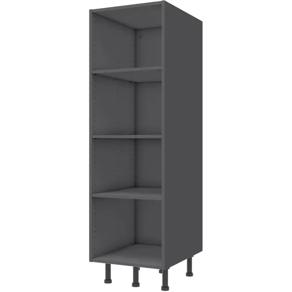 Каркас для кухонного шкафа-полуколонны 45x138x56 см ДСП цвет серый