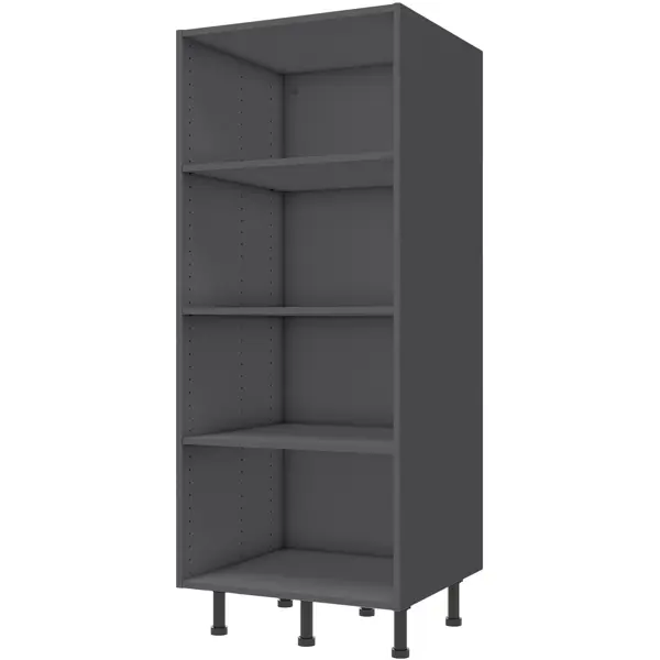Каркас для кухонного шкафа-полуколонны 60x138x56 см ДСП цвет серый