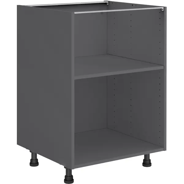 Каркас для напольного кухонного шкафа 60x77x56 см ДСП цвет серый