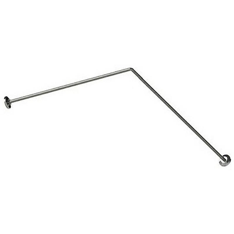 Карниз для душевого поддона 1MarKa TГ 120x80 05тг1280 Г-образный Хром