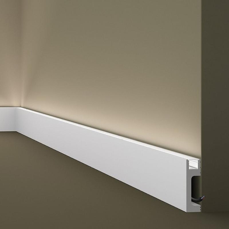 Карниз для скрытой подстветки NMC Wallstyl 3042071 2000x80x20 мм