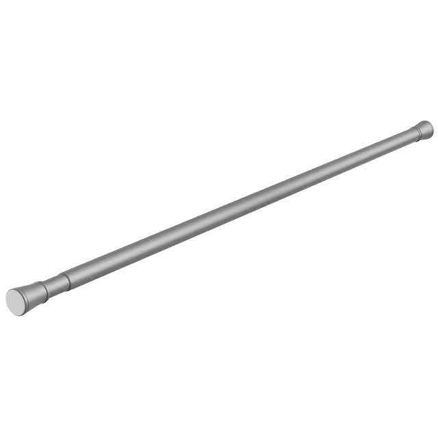 карниз для ванной FORA Rod 120-220 см серый