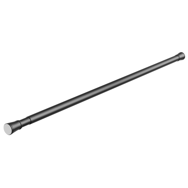 карниз для ванной FORA Rod 120-220см черный