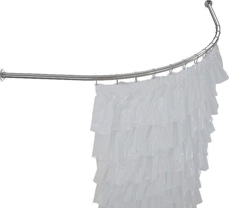 Карниз для ванны Aquanet Capri 170х110 156492 цвет Хром