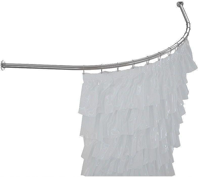 Карниз для ванны Aquanet Maldiva 150х90 175656 цвет Хром