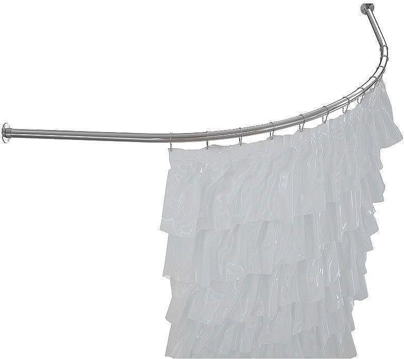 Карниз для ванны Aquanet Mia 140х80 265011 цвет Хром