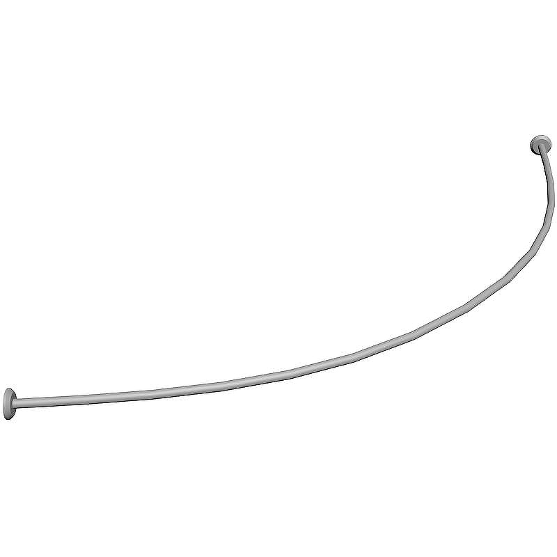 Карниз для ванны Vayer Tugatty Briza 140x140 Гл000012707 Хром