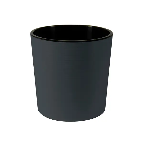 Кашпо для цветов Liveingreen Вега 24x25x25 см v10.2 л пластик антрацит