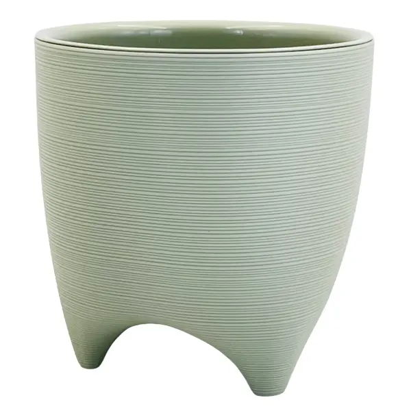 Кашпо Evergreen Design Декоста 16x16x17 см v2.25 л пластик шалфей
