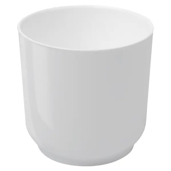 Кашпо Evergreen Design Дельта 13x13.5x13 см v1.5 л пластик белый