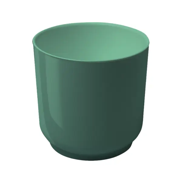 Кашпо Evergreen Design Дельта 17x17x17 см v3.2 л пластик нефрит