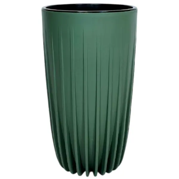 Кашпо Evergreen Design Сигма 28x30x53 см v17 л пластик нефрит
