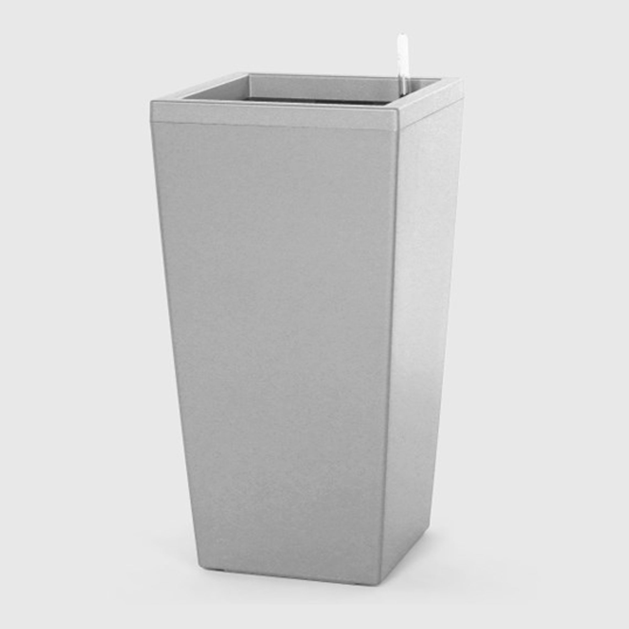 Кашпо с автополивом Greensun ic3059 серебро d30 см