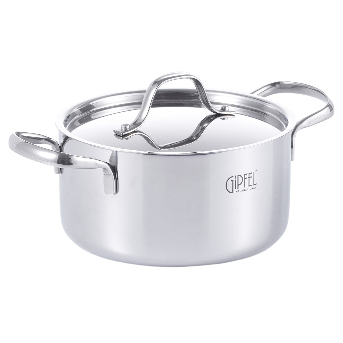Кастрюля Gipfel Galaxy с крышкой из нержавеющей стали 18х9,5 см 2,2 л