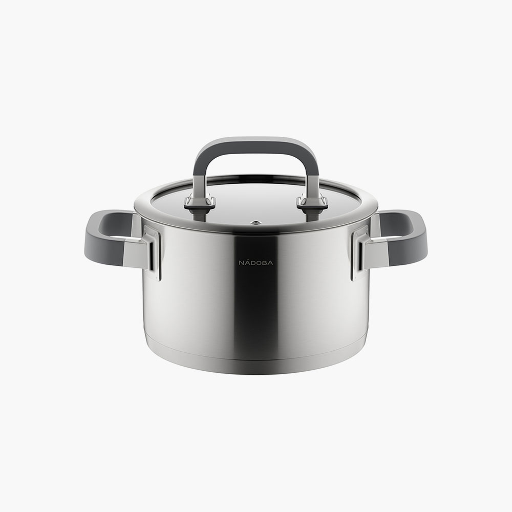 Кастрюля с крышкой Nadoba Leona 18 см/2,6л