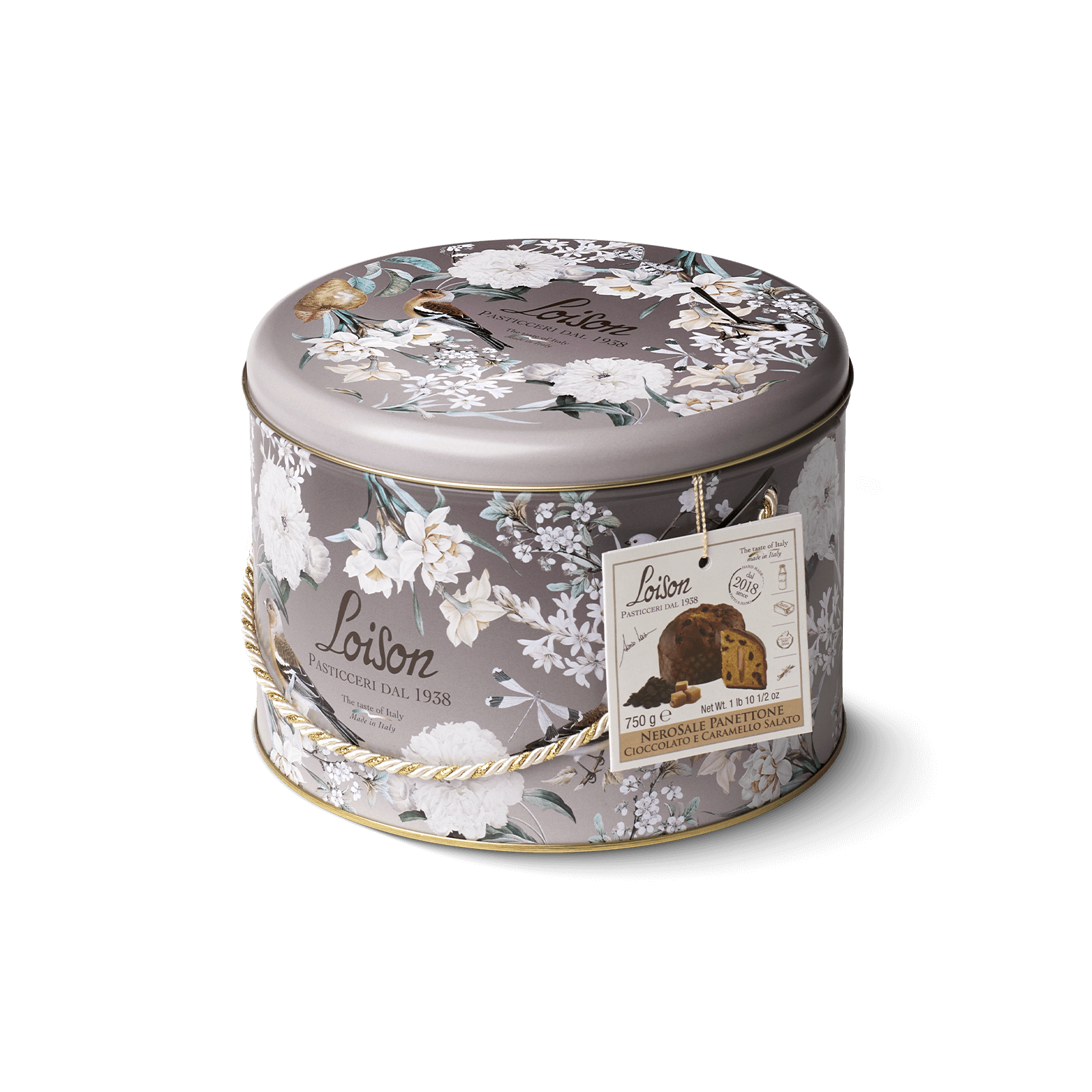 Кекс Loison Pannetone с тёмным шоколадом и солёной карамелью 750 г