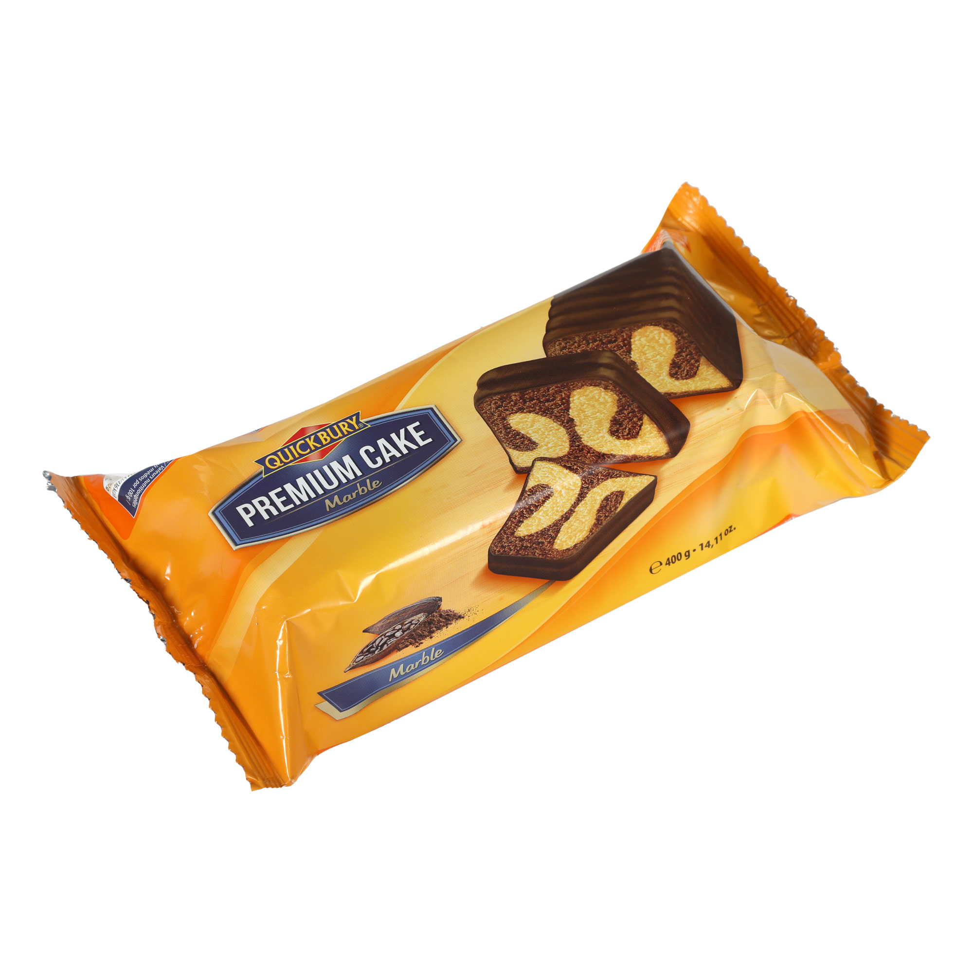 Кекс Quickbury Premium мраморный, 400 г