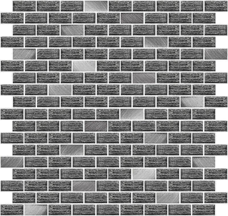 Керамическая мозаика Azori Devore Gris JA-04 707423009/587423002 30х30,4 см