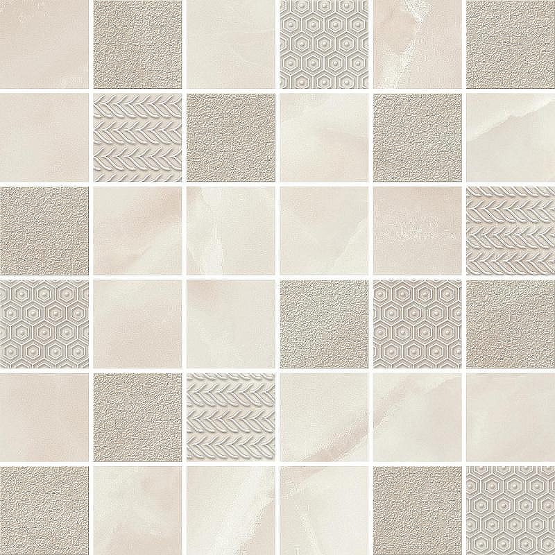 Керамическая мозаика Керлайф Onice Perla Mosaic 921670 30x30 см