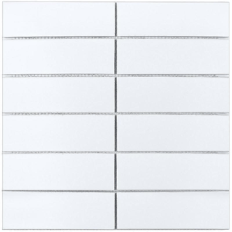 Керамическая мозаика StarMosaic Brick/Metro White Matt V-VW56000 30x30 см