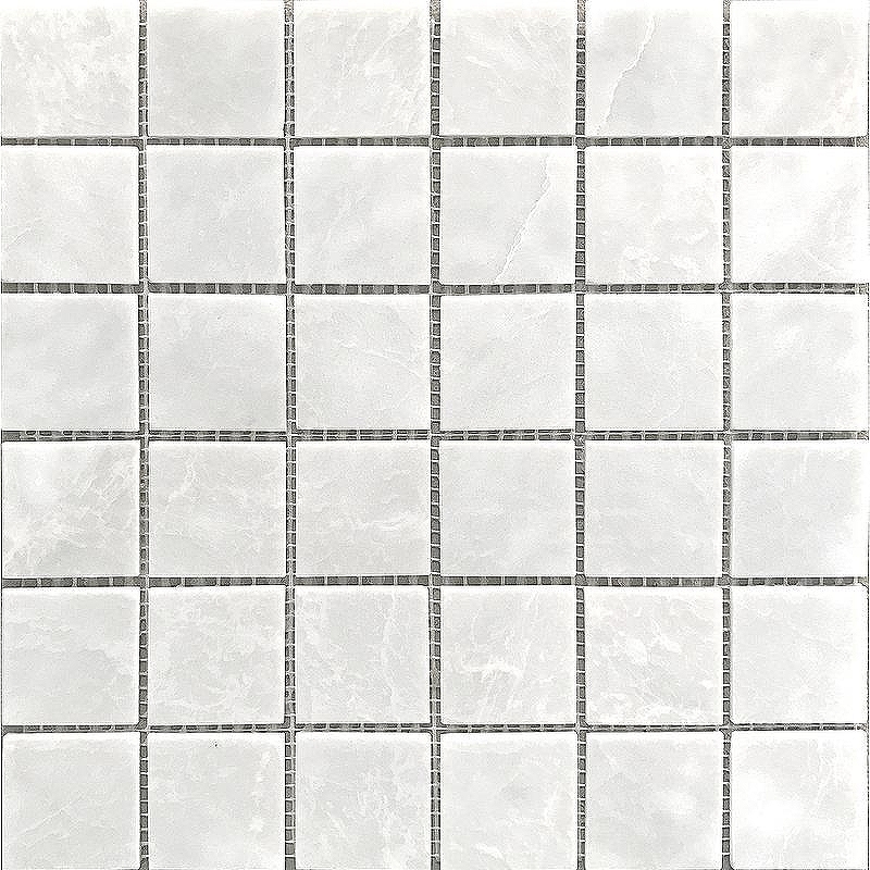 Керамическая мозаика StarMosaic Wild Stone White Polished JMST058 30,5x30,5 см