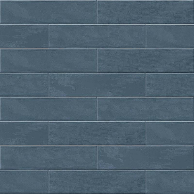 Керамическая плитка ABK Crossroad Brick Blue PF60001342 настенная 7,5х30 см