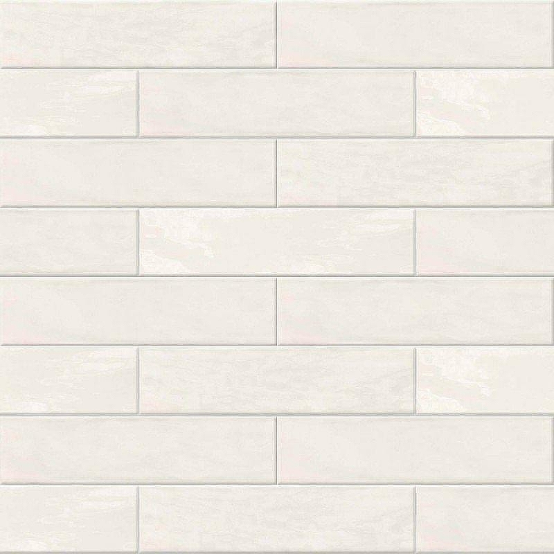 Керамическая плитка ABK Crossroad Brick White PF60001337 настенная 7,5х30 см