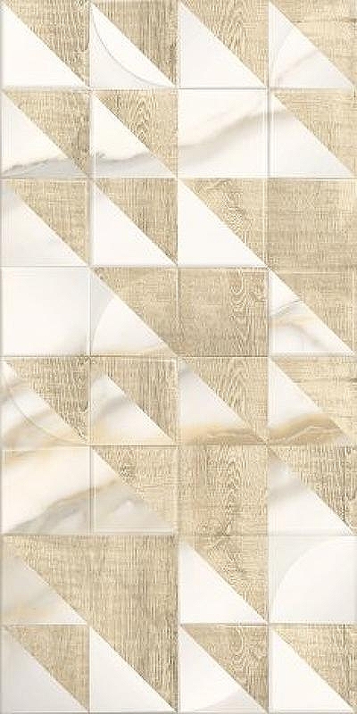 Керамическая плитка Azori Apulia Oro Struttura 509001101 настенная 31,5х63 см