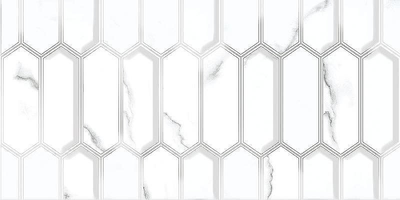 Керамическая плитка Azori Calacatta Opaco Diamond 00-00108674 настенная 31,5х63 см