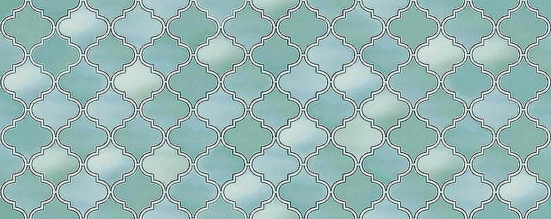 Керамическая плитка Azori Calypso Aquamarine 00-00001243 настенная 20,1х50,5 см