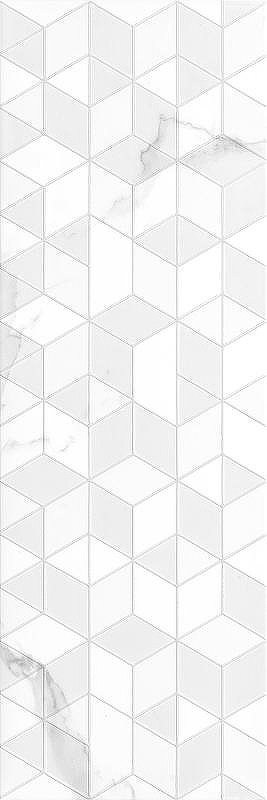 Керамическая плитка Ceramika Konskie Calacatta Geo Decor Rett декор 25х75 см