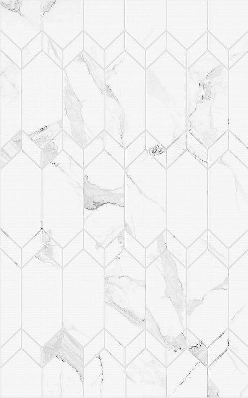Керамическая плитка Creto Purity Mosaic белый 00-00-5-09-00-01-2628 настенная 25х40 см