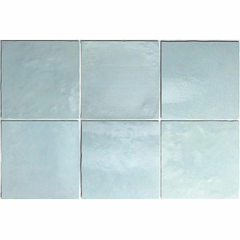 Керамическая плитка Equipe Artisan 24458 Голубой Глянцевая 13,2x13,2 см