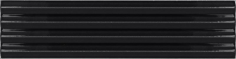 Керамическая плитка Equipe Costa Nova Black Praria Glossy 28468 настенная 5х20 см