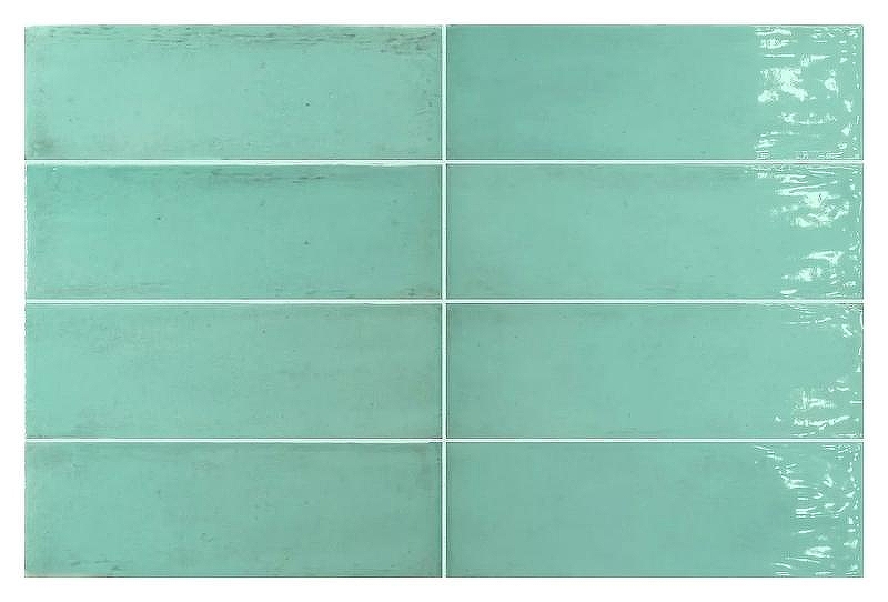 Керамическая плитка Equipe Fango 30682 Aquamarine Gloss настенная 5х15 см