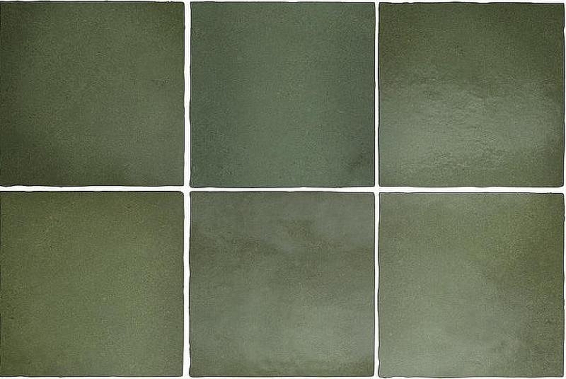 Керамическая плитка Equipe Magma Malachite 24975 настенная 13,2х13,2 см