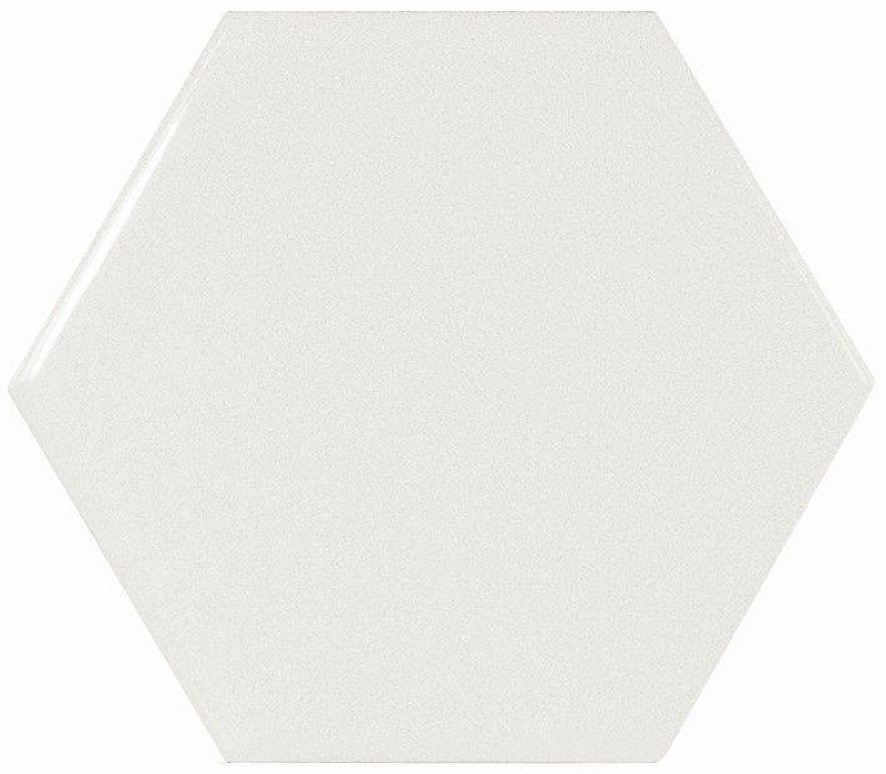 Керамическая плитка Equipe Scale Hexagon White настенная 10,7х12,4 см