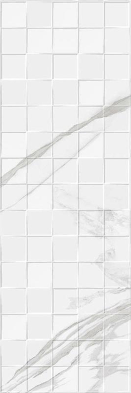 Керамическая плитка Eurotile Insomnia (рельеф мозаика) 682 IMD1WT настенная 29,5х89,5 см
