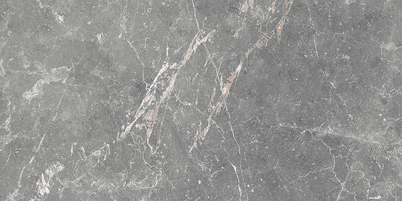 Керамическая плитка GlobalTile Capella GT99VG Серый Глянцевая 25х50 см