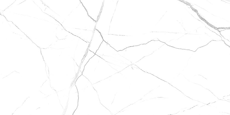 Керамическая плитка GlobalTile Siluet GT121VG Белый Глянцевая 25х50 см