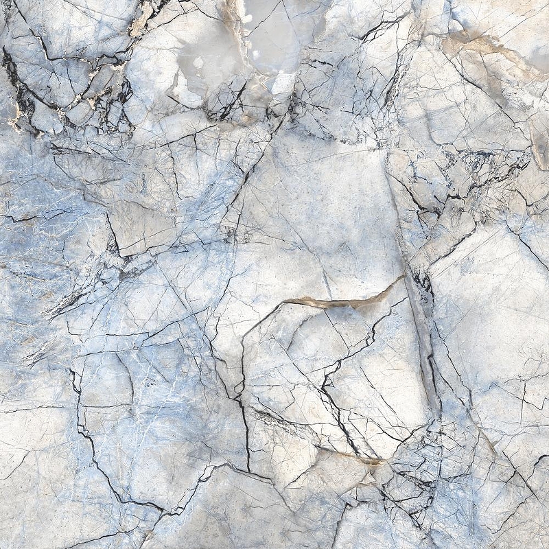 Керамическая плитка GlobalTile Solo GT96VG Синий Глянцевая 41,8х41,8 см