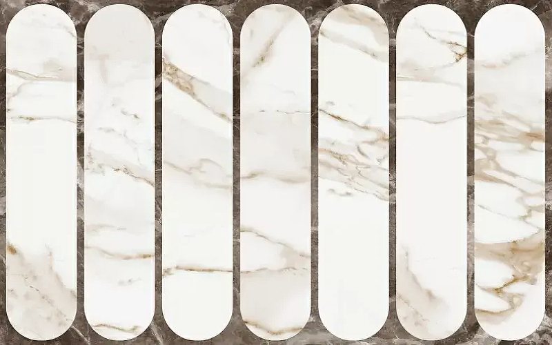 Керамическая плитка Gracia Ceramica Капелла белый низ 03 010100001556 настенная 25х40 см
