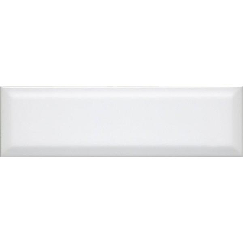 Керамическая плитка Kerama Marazzi Аккорд белый грань 9010 настенная 8,5х28,5 см